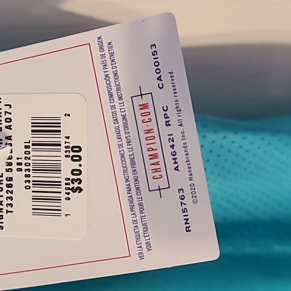 CHAMPION BRAND MENS SHORT SLEEVE T-SHIRT TEAL GREEN SIZE LARGE - Picture 8 of 9